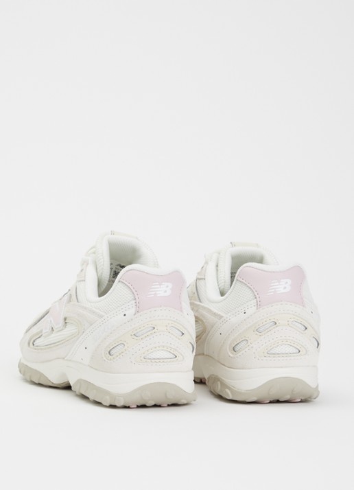 New Balance 204L sneaker van mesh met details van suède - achterkant 4 taupe