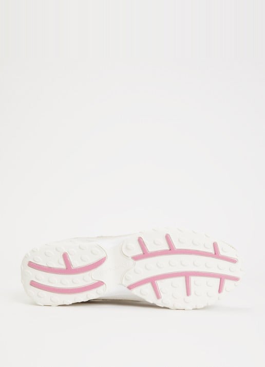 New Balance 204L sneaker van suède met leren details - detail 3 creme