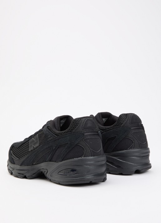 New Balance 509 sneaker met mesh details - achterkant zwart
