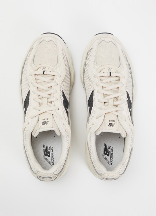 New Balance 509 sneaker van suède met mesh details  - detail 5 beige
