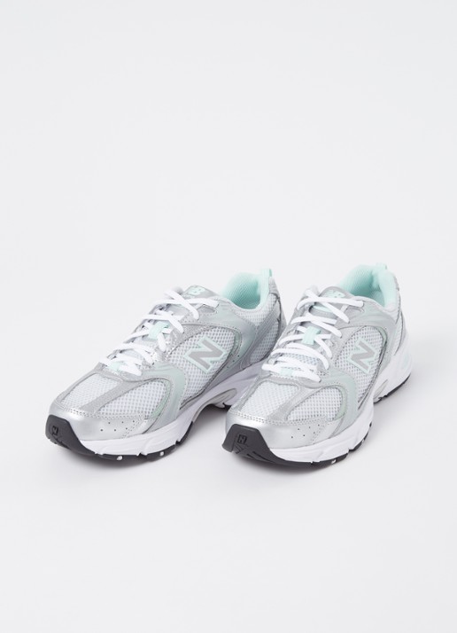 New Balance 530 sneaker met leren details - detail wit