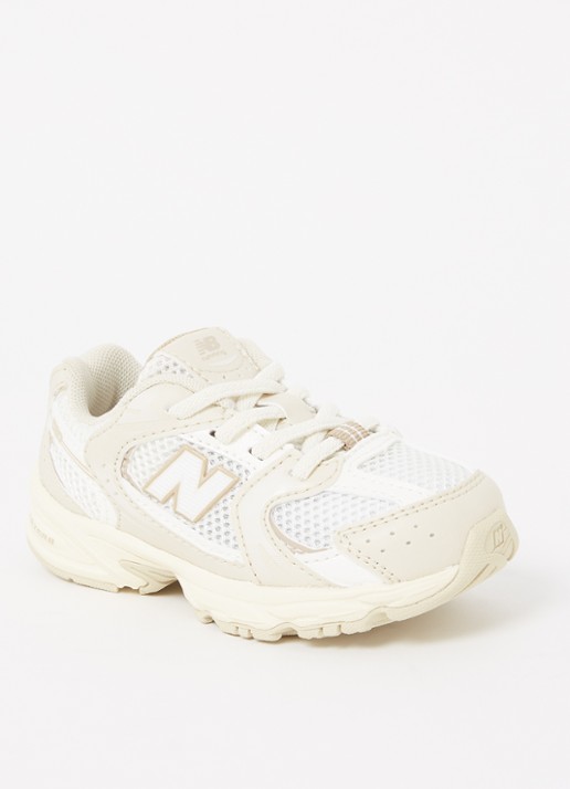 New Balance 530 sneaker met mesh details  - voorkant beige