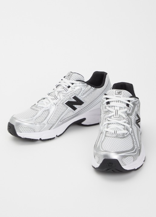 New Balance 740 sneaker met mesh details - detail 4 wit