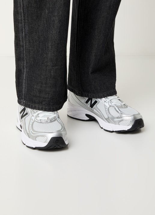 New Balance 740 sneaker met mesh details - voorkant 3 wit