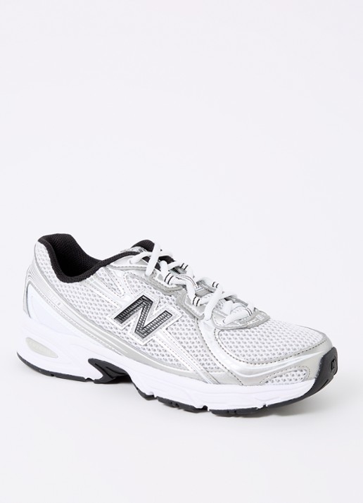 New Balance 740 sneaker met mesh details - voorkant 4 grijs