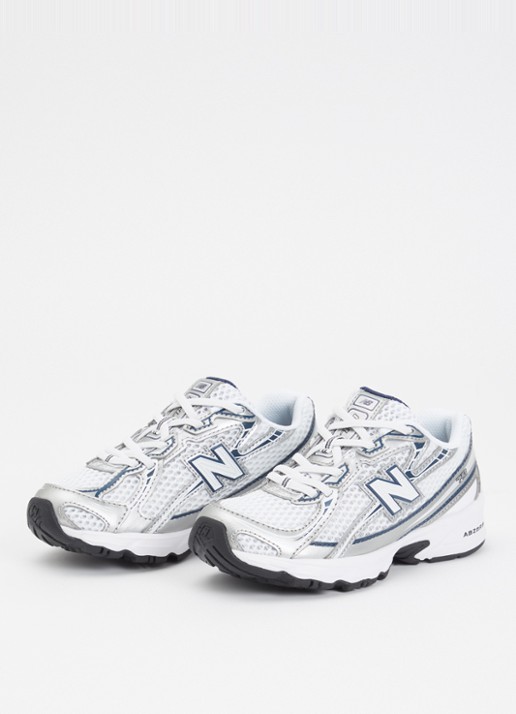 New Balance 740 sneaker met mesh details - voorkant 2 zilver