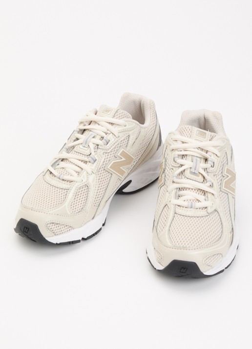 New Balance 740 sneaker met mesh details - voorkant 2 beige