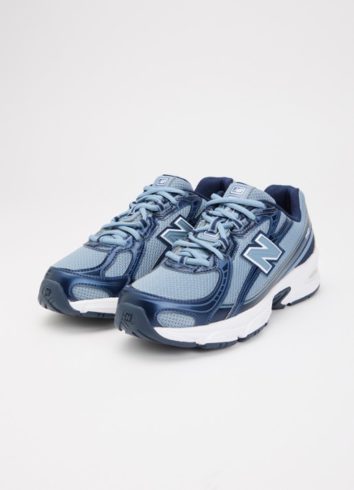 New Balance 740 sneaker met mesh details - voorkant 4 petrol