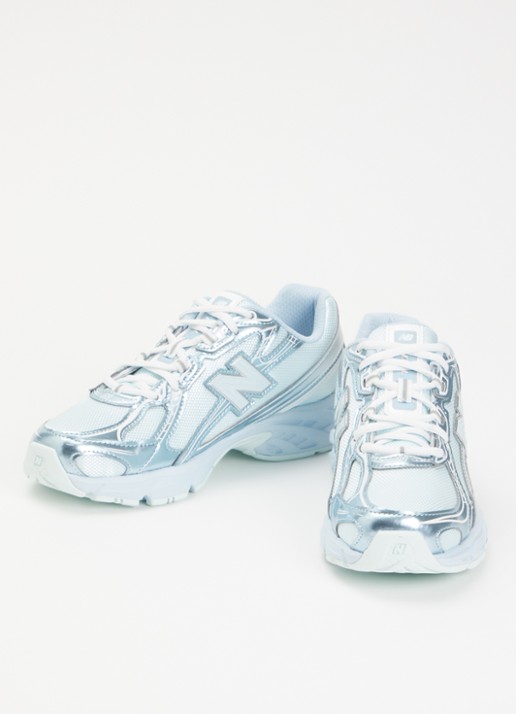 New Balance 740 sneaker met metallic finish - detail 3 lichtblauw