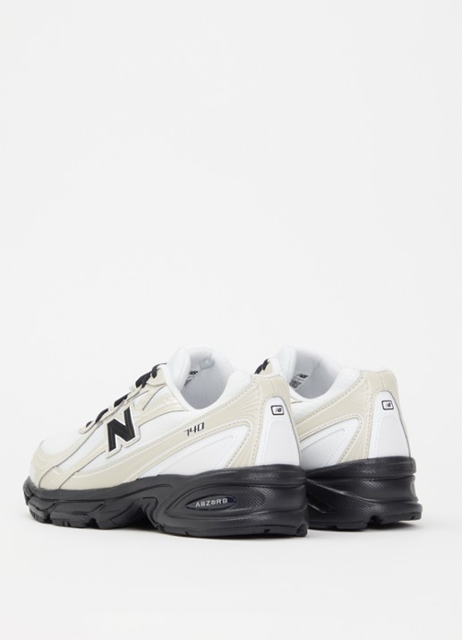 New Balance 740 sneaker van mesh met logo - achterkant 3 wit