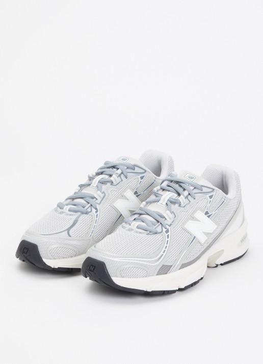 New Balance 740 sneaker van mesh met logo - detail lichtgrijs