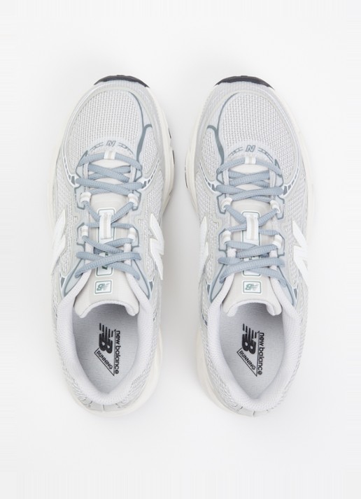New Balance 740 sneaker van mesh met logo - detail 2 lichtgrijs