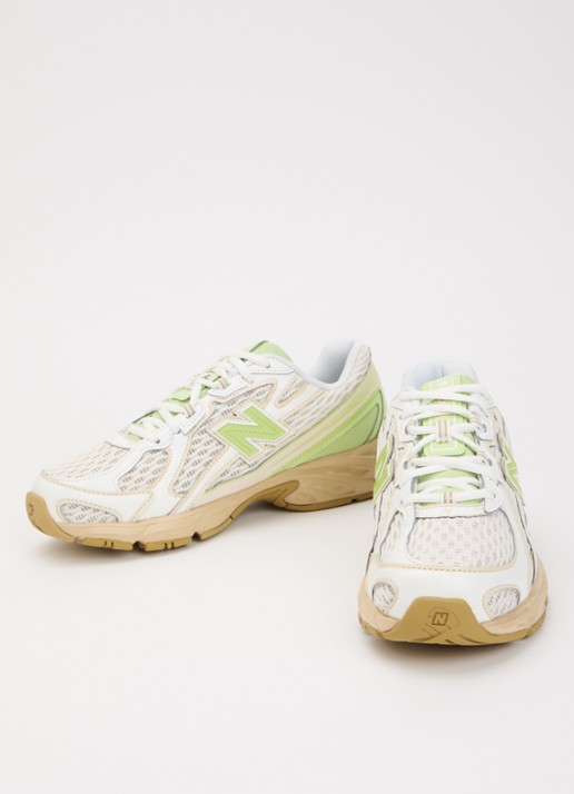 New Balance 740 sneaker van mesh met logo - detail 3 lime