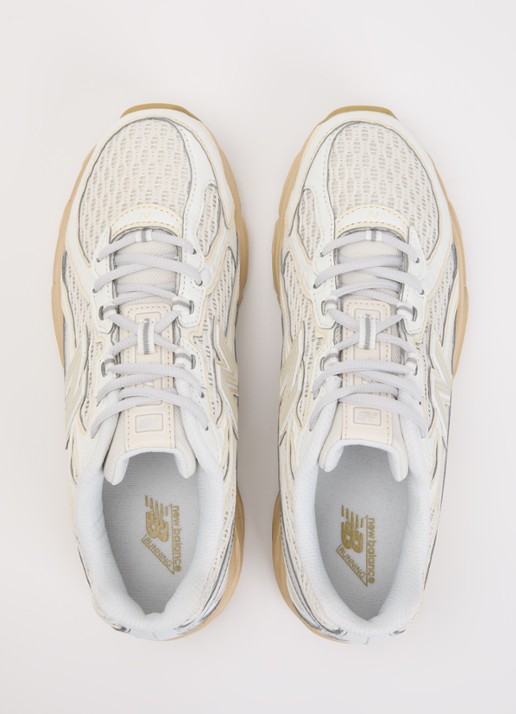 New Balance 740 sneaker van mesh met logo - detail 5 creme