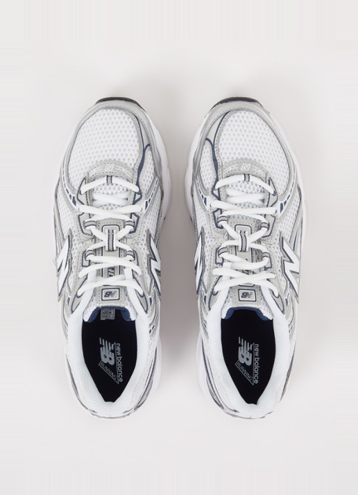 New Balance 740 sneaker van mesh met metallic finish - detail 5 zilver