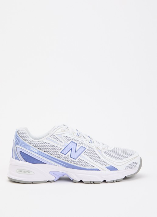 New Balance 740 sneaker van mesh met metallic finish