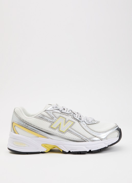 New Balance 740 sneaker van mesh met metallic finish