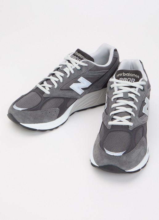 New Balance 880R sneaker met details van suède - detail 2 grijs