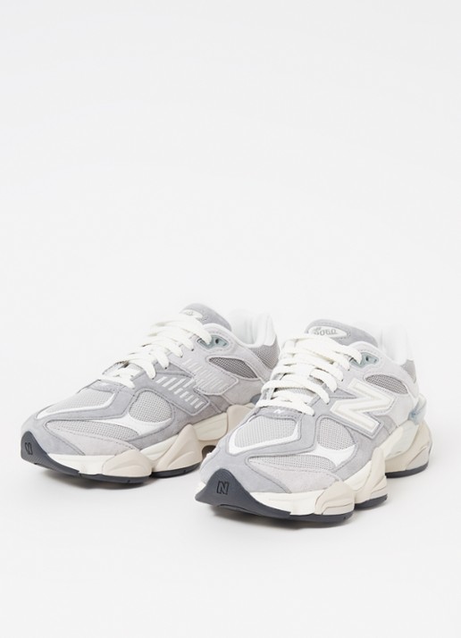 New Balance 9060 sneaker met mesh details - detail 4 lichtgrijs