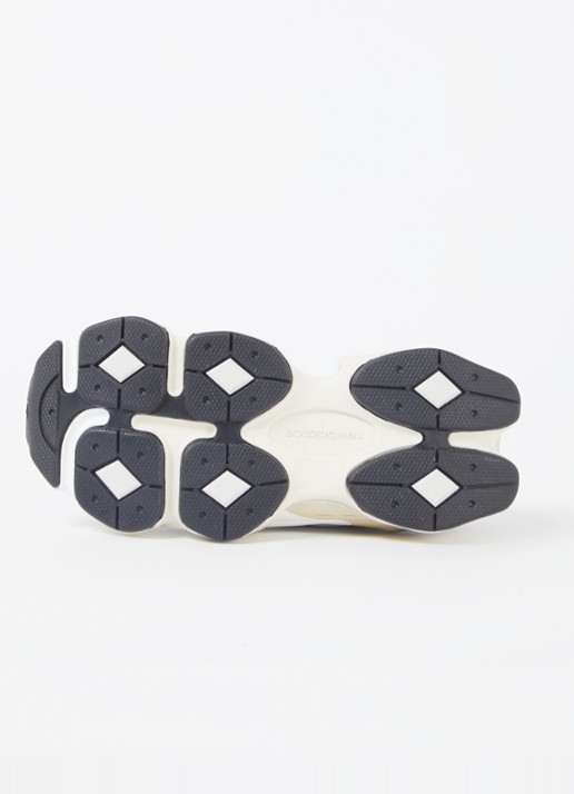 New Balance 9060 sneaker met mesh details - detail 4 lichtgrijs