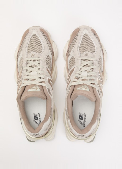New Balance 9060 sneaker met suède details - detail 3 gebroken wit