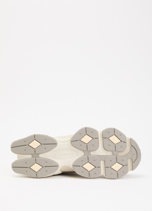 New Balance 9060 sneaker met suède details - detail 4 gebroken wit