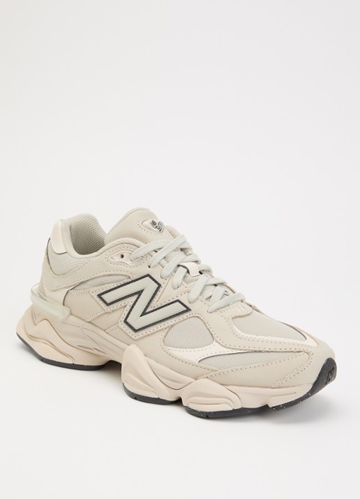 New Balance 9060 sneaker van mesh met details van nubuck