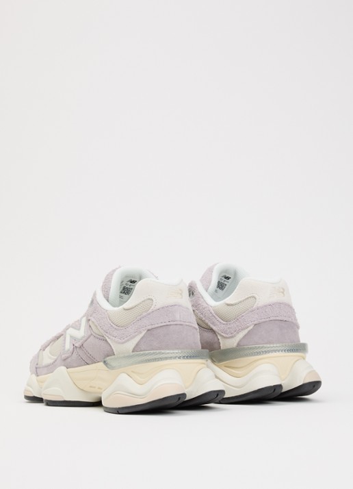 New Balance 9060 sneaker van mesh met logo - achterkant lila