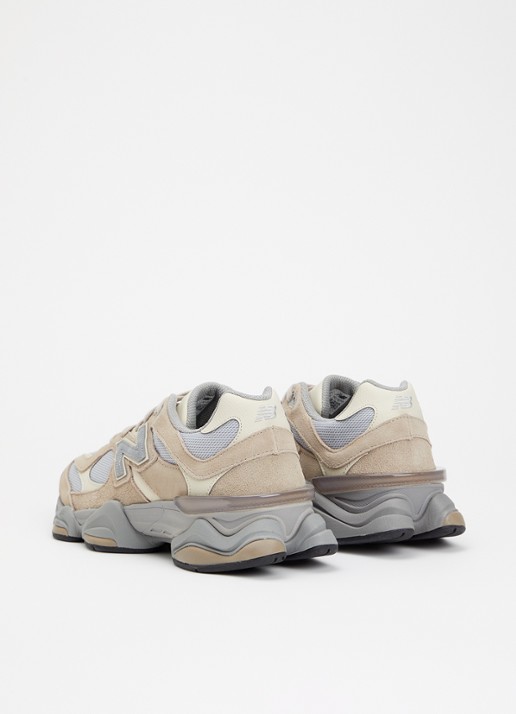New Balance 9060 sneaker van mesh met suède details - achterkant 5 blauwgrijs