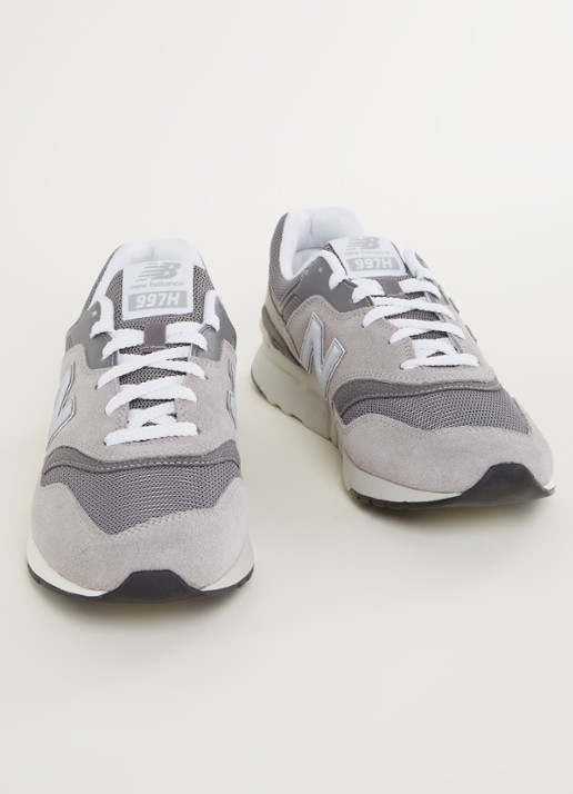 New Balance 997 sneaker met leren details - detail grijs