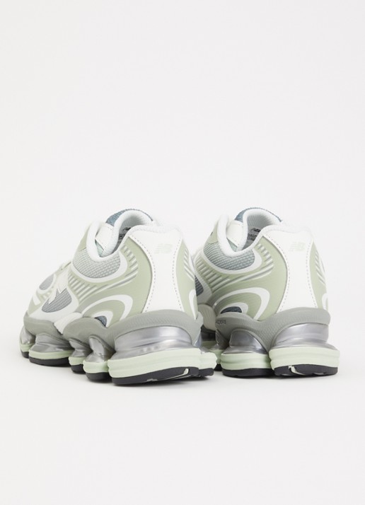 New Balance ABZORB 2000 sneaker met details van mesh  - achterkant 5 lindegroen