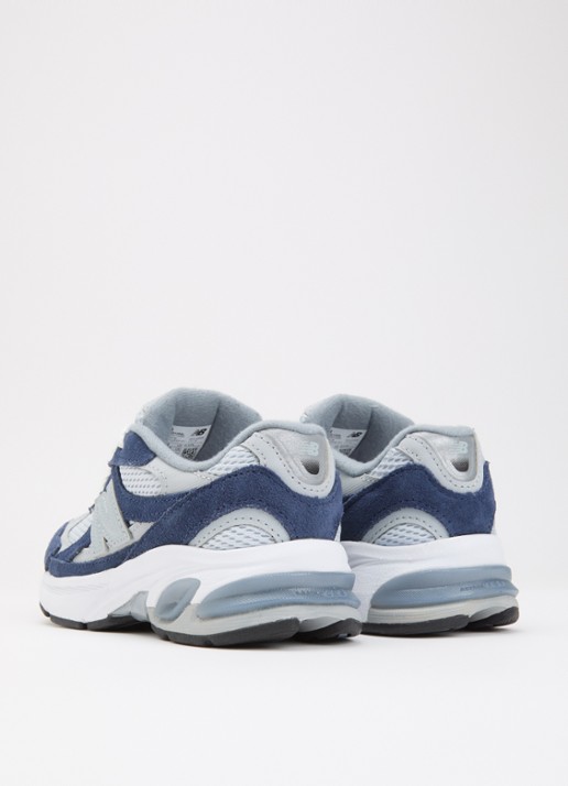 New Balance Abzorb 2010 sneaker van suède met details van mesh - achterkant donkerblauw