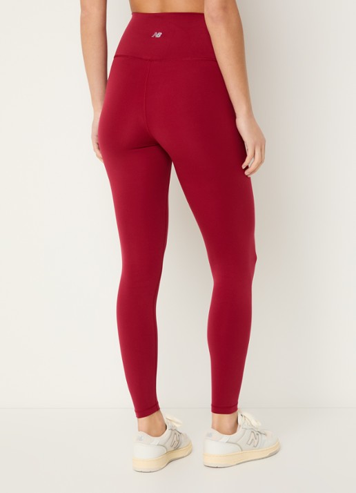 New Balance Define high waist skinny fit trainingslegging - achterkant rood