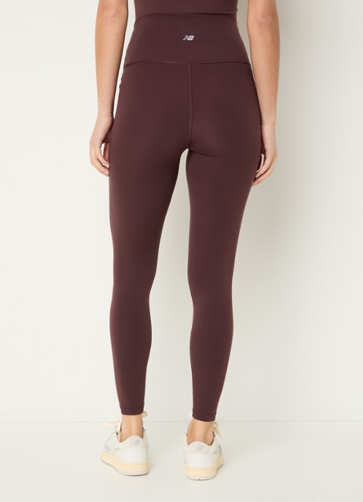 New Balance Define high waist skinny fit trainingslegging - achterkant 3 beige
