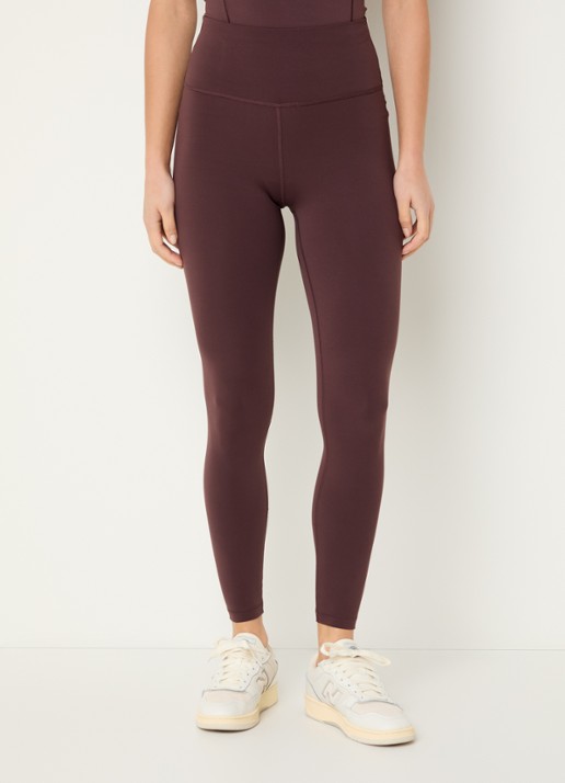 New Balance Define high waist skinny fit trainingslegging - detail beige