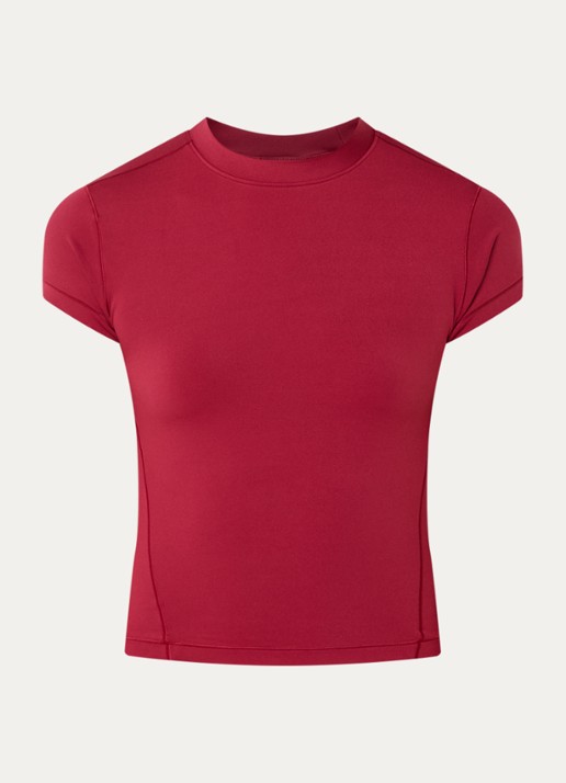 New Balance Define trainings T-Shirt - voorkant rood
