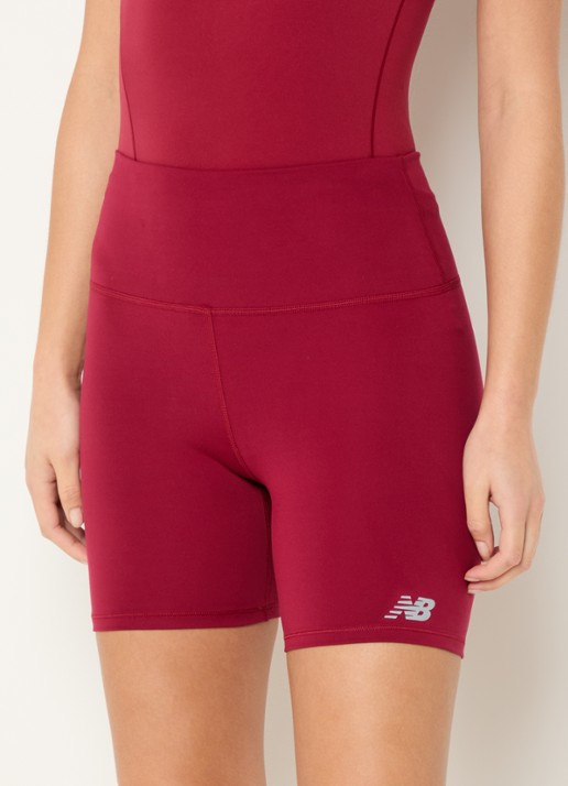 New Balance Harmony high waist skinny fit kore trainingslegging - detail 3 rood