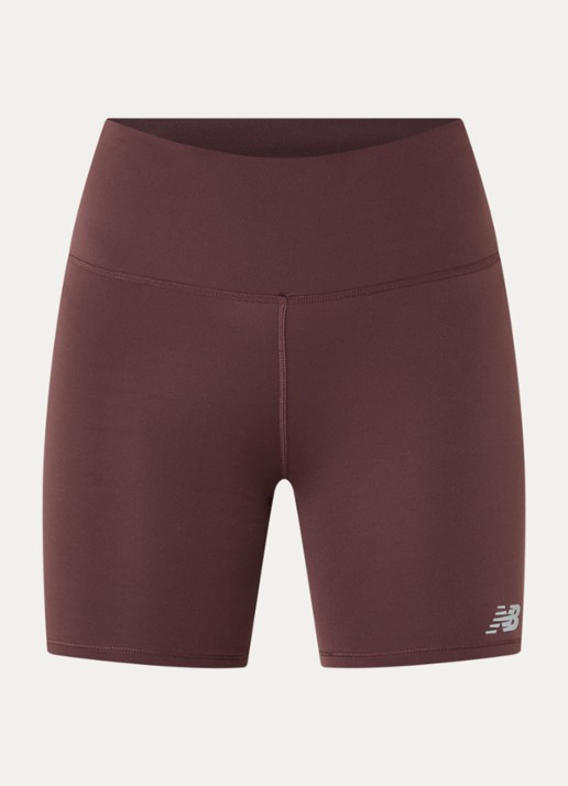 New Balance Harmony high waist skinny fit kore trainingslegging - voorkant 3 beige