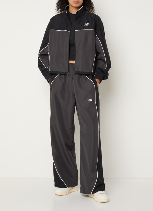 New Balance Jack met logo en steekzakken - voorkant 2 zwart