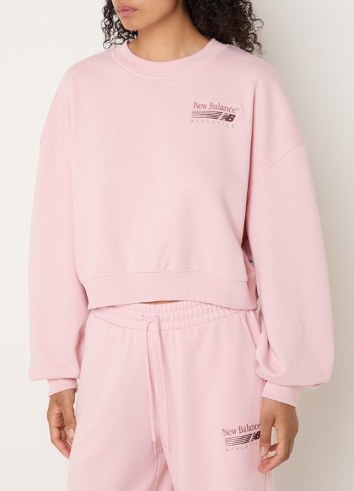 New Balance Trackside sweater met logo