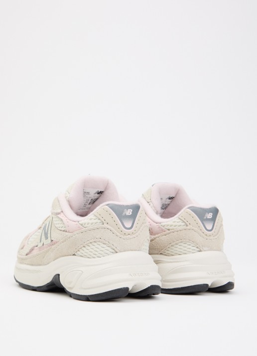 New Balance Turtledove 162 sneaker met details van suède en mesh - achterkant 2 beige
