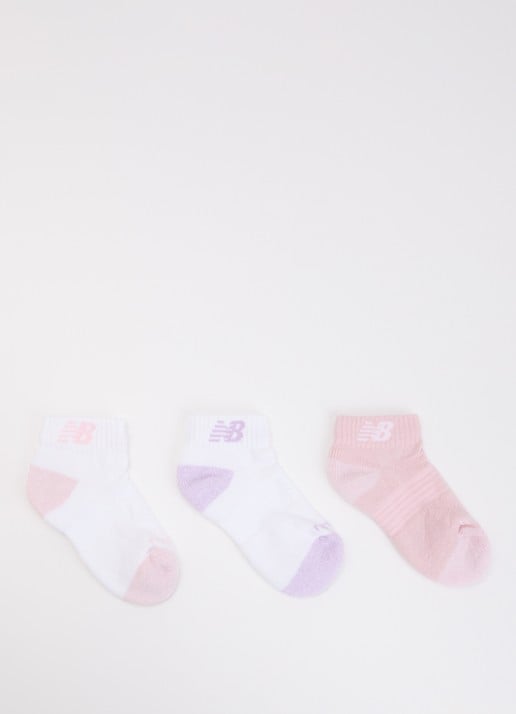 New Balance Youth Active sokken met logo in 3-pack