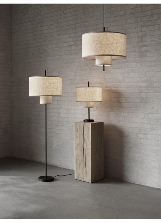 New Works Margin hanglamp 50 cm - achterkant 3 beige