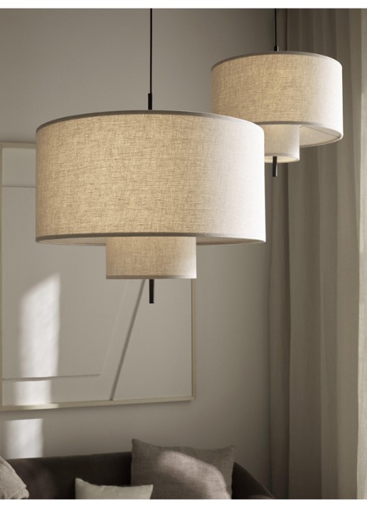 New Works Margin hanglamp 50 cm - voorkant 2 beige
