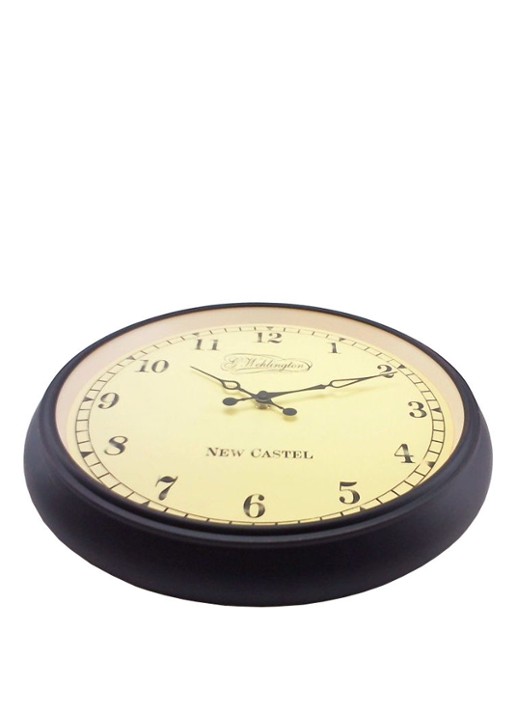 NeXtime Aaltje wandklok 35 cm - detail 4 gebroken wit