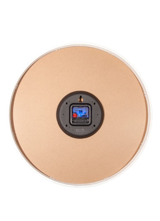 NeXtime Bella Mirror wandklok 50 cm - detail 5 beige
