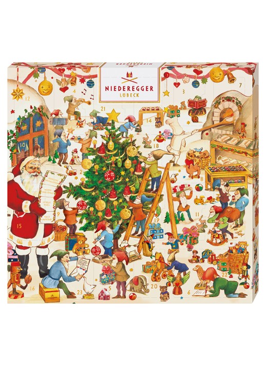 Niederegger Adventskalender Mini Elven Workshop 168g