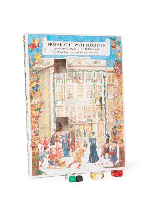 Niederegger Café Niederegger adventskalender met marsepein en chocolade 43 stuks - voorkant undefined