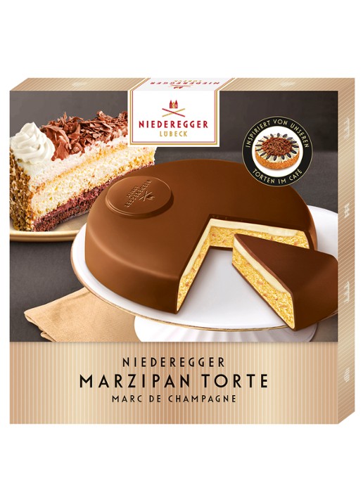 Niederegger Marc de Champagne marsepeintaart 185 gram