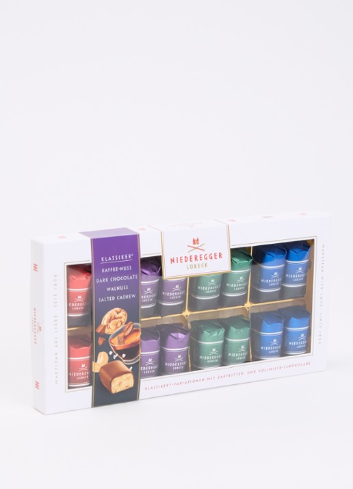Niederegger Marsepein Klassiek Puur chocolade bonbons 16 stuks - voorkant 3 undefined
